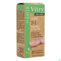 Vitry Vao Be Green 2&1 Base & Top Coat 10Ml