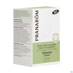 Parels Citroen Bio Ess Olie Caps 60 Pranarom