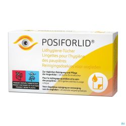 Posiforlid Lingettes Hygiene Paupieres          20