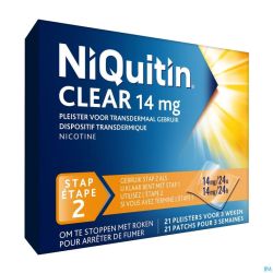 Niquitin Clear Patches 21 X 14 Mg