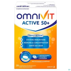 Omnivit active 50+ comp effer. 20