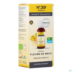 Fleurs de bach bio n39 urgence perles 20g