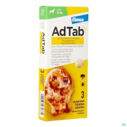 Adtab 450mg Hond >11kg-22kg Kauwtabl 3