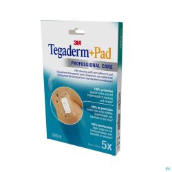 Tegaderm + pad 3m transp steril 9cmx15cm 5 3589p