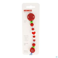 Heimess Attache Sucette Plastc Coeur