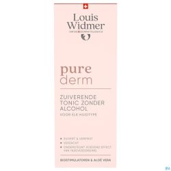 Widmer Purederm Zuiverende Tonic Zonder Alcohol 200ml