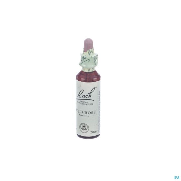 Bach flower remedie 37 wild rose 20ml