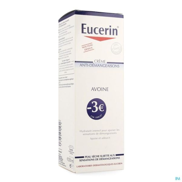 Eucerin Dry Skin Creme Anti Demang. 200Ml -3�Promo