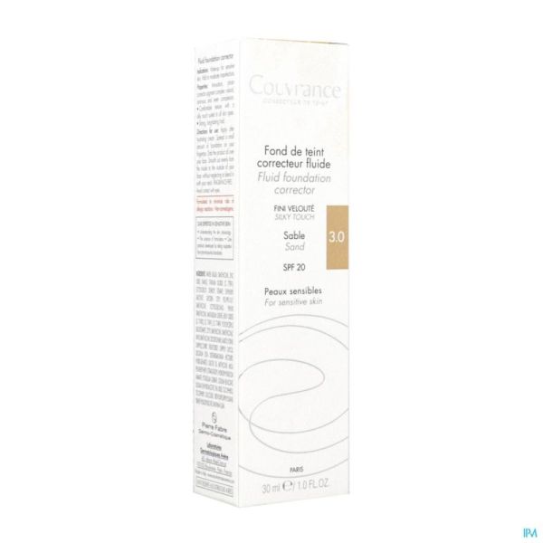 Avene couvrance fdt correct. fluide 3 sable 30ml