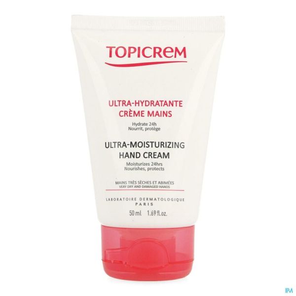 Topicrem Ultra Hydratant Creme Mains Tube 50Ml