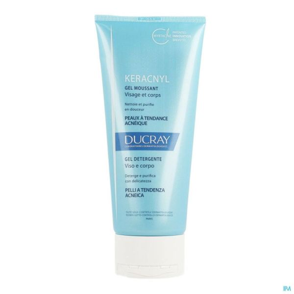 Ducray Keracnyl Gel Moussant 200Ml Nf