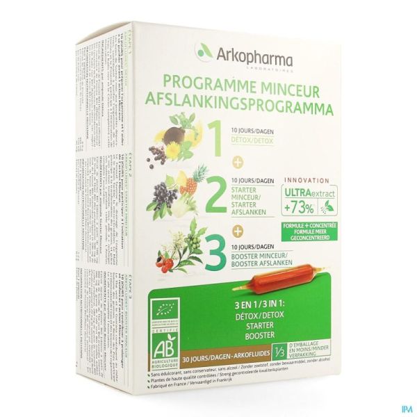 Arkofluide programme minceur nf amp 30