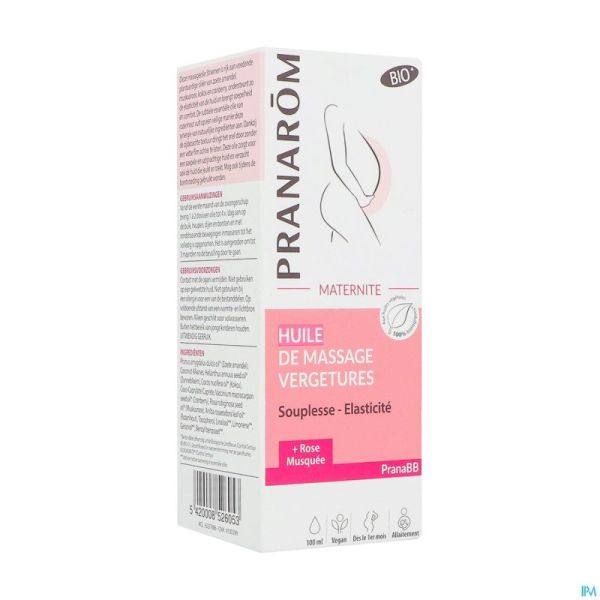Massage Olie Zwangerschapstriemen 100ml Pranarom