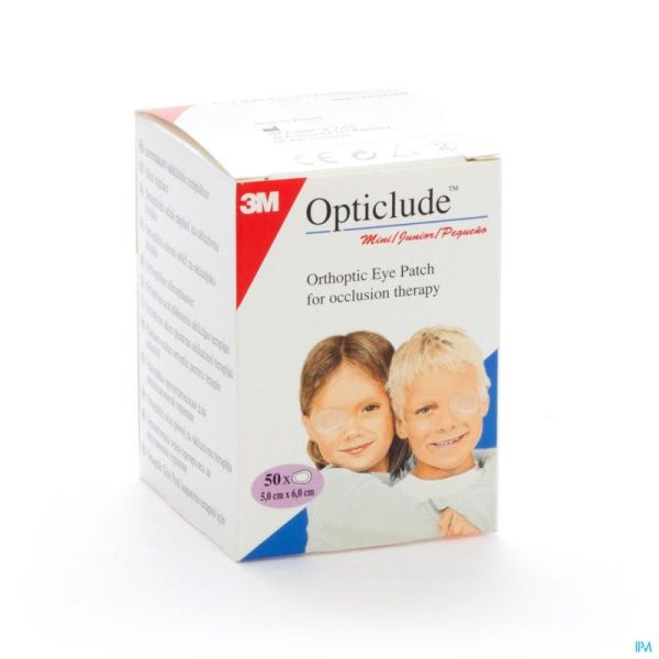 Opticlude 3m Junior Oogkompres 63mmx48mm 50 1537