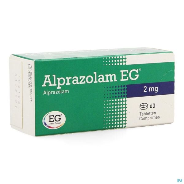 Alprazolam Eg Comp 60X2,00Mg