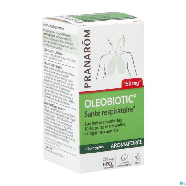 Pranarôm Aromaforce Oleobiotic 15 capsules