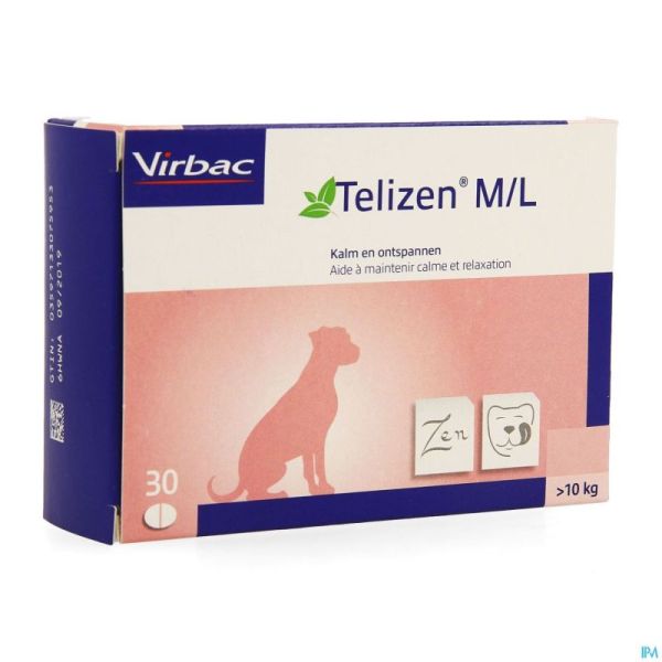 Telizen M&l Hond-kat Comp 30x100mg
