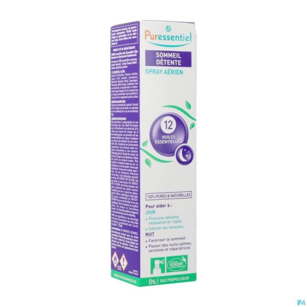 Puressentiel Sommeil Detente Spray 12 Hle Ess200Ml