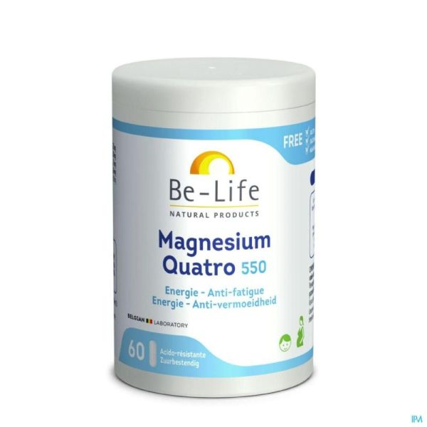 Be Life Magnesium Quatro 550 60 Gélules