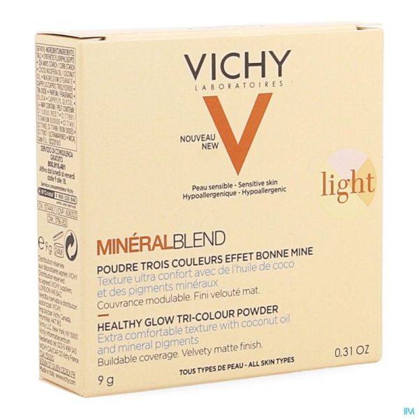 Vichy Mineralblend Pdr Light 9Ml