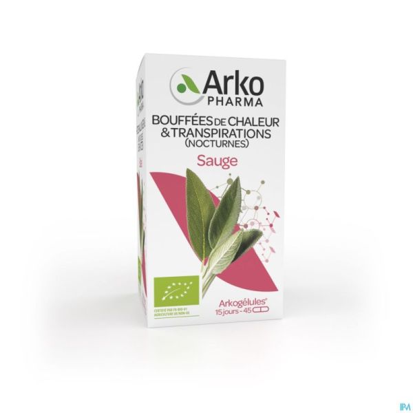 Arkogelules Sauge Bio Caps 45 Nf