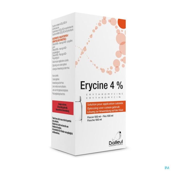 Erycine 4 % Sol Application Cutanee 100ml