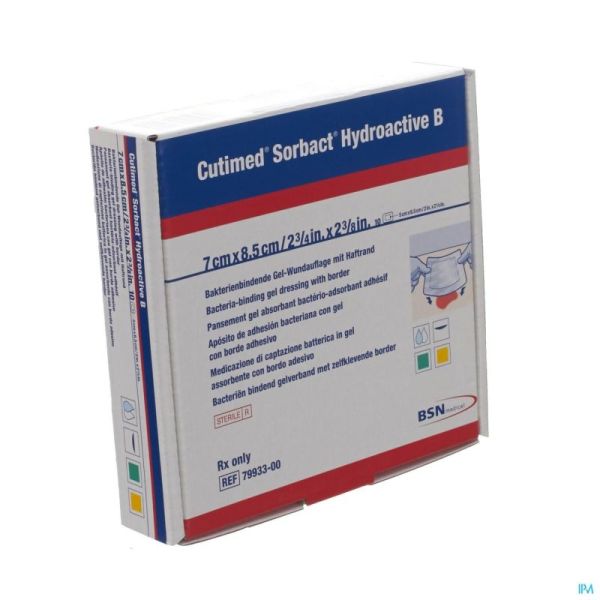 Cutimed Sorbact Hydroactive B 7x 8,5cm 10 7993300