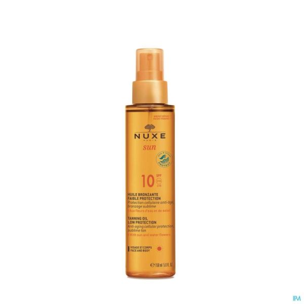 Nuxe Sun Bruiningsolie Gelaat-lich.ip10 P.fl 150ml