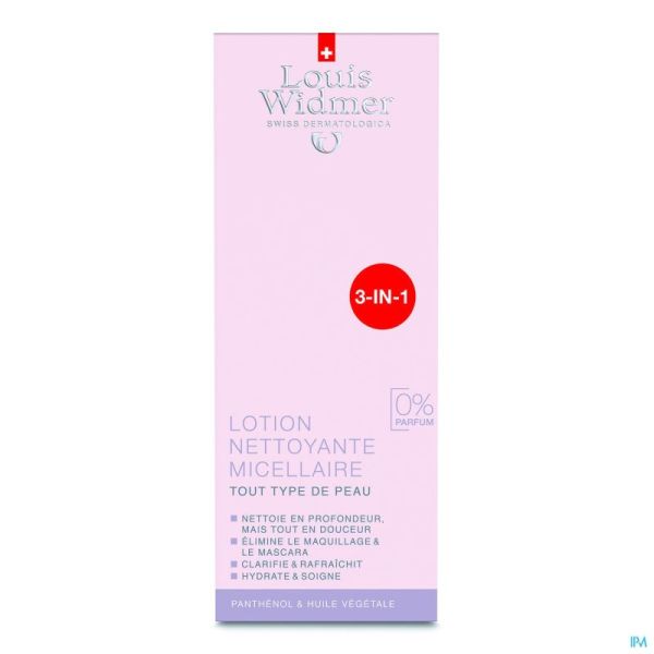 Widmer Lotion Nettoyante Micellaire N/Parf 200Ml