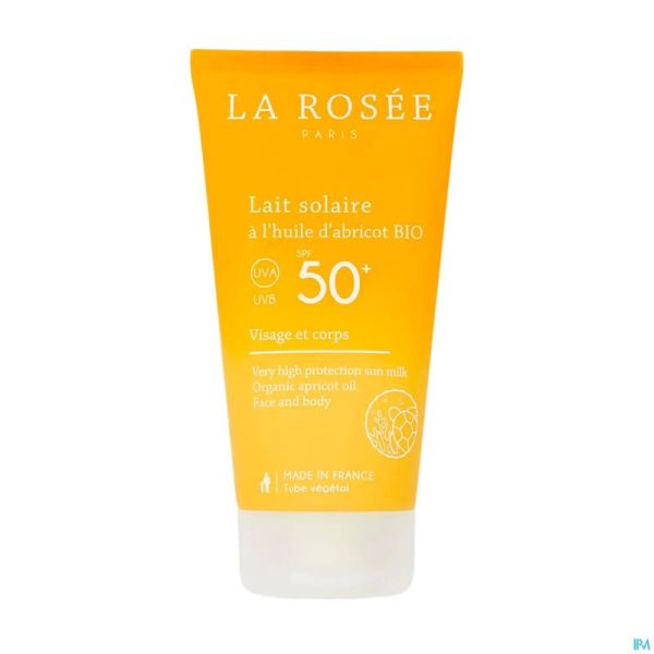 La Rosee Lait Solaire Huile Abricot Ip50 150ml