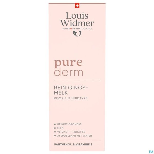 Widmer Pured Lait Nettoyant Parf 200ml