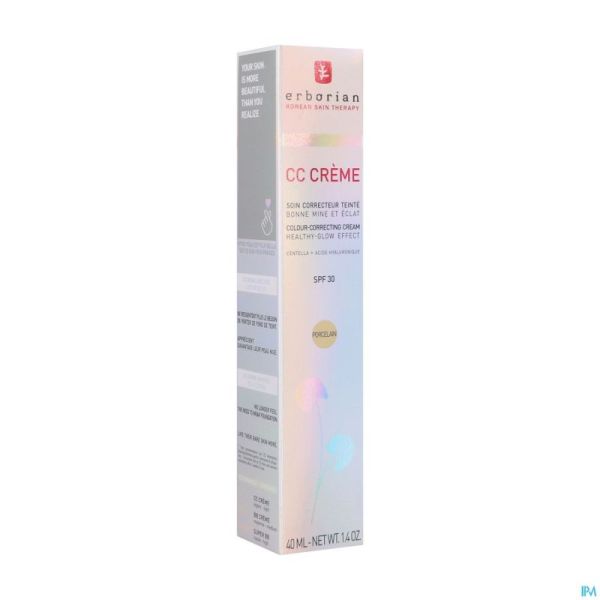ERBORIAN CC CREME PORCELAIN 40ML