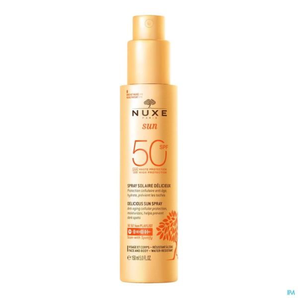 Nuxe Sun Spray Delicieux Ip50 Visage&corps150ml
