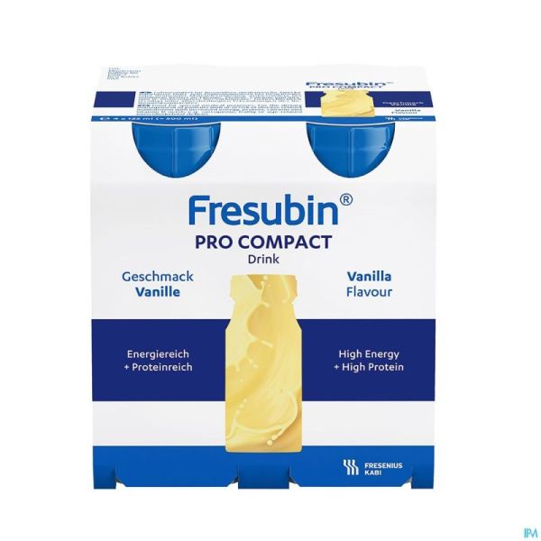 FRESUBIN PRO COMPACT VANILLE 4X125ML