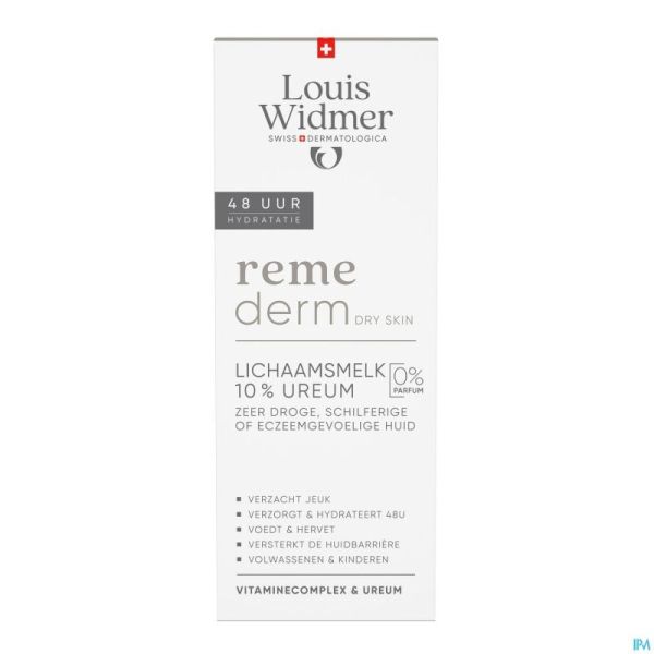 Widmer Remederm Lichaamsmelk 10%urea N/parf 200ml