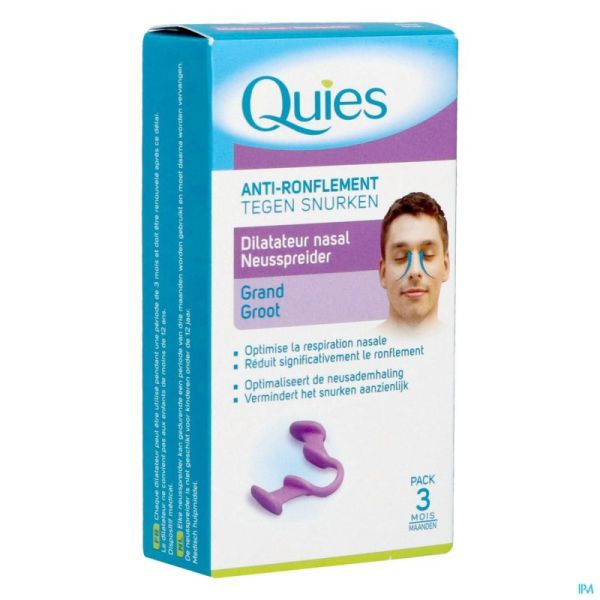 Quies A/Ronflement Dilateur Nasal Grande 1