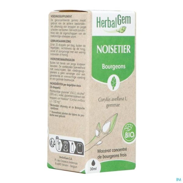 Herbalgem Hazelaar Bio 30ml