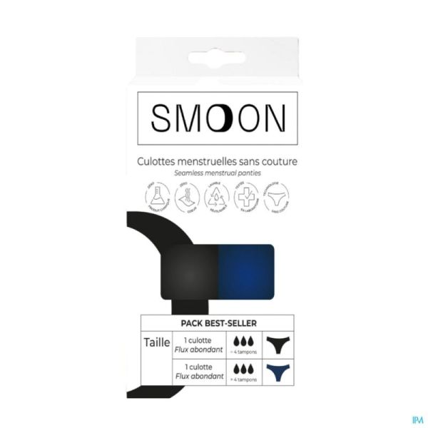 Smoon Best-seller Culottes Flux Abond. Noir Bl.l 2