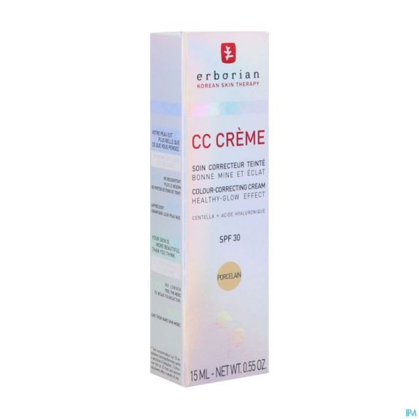ERBORIAN CC CREME PORCELAIN 15ML