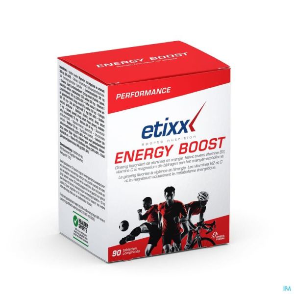 Etixx Energy Booster Guarana Tabl 90