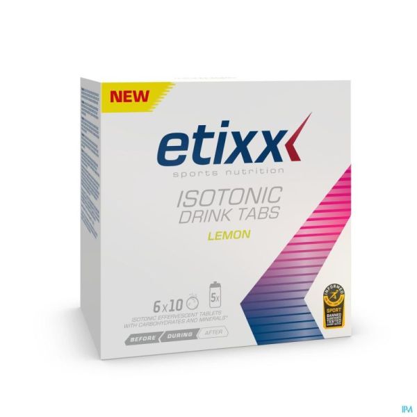 Etixx Isotonic Lemon Bruis Tabl. 6x10