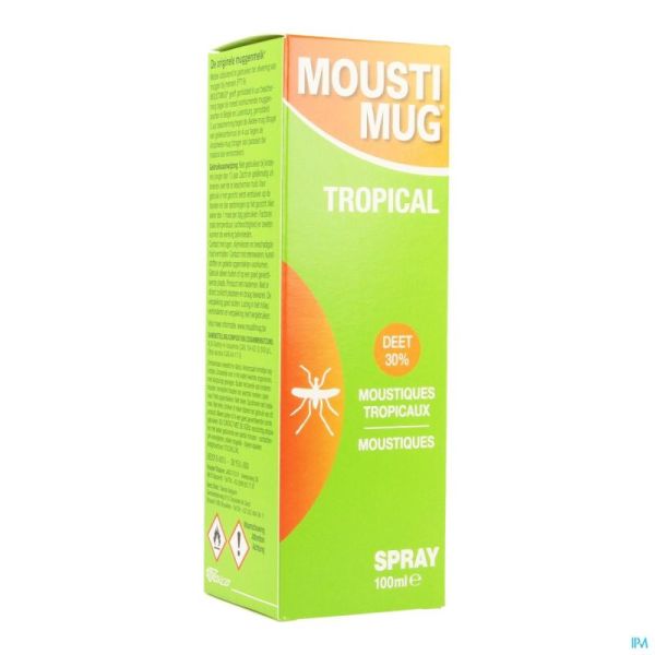 Moustimug Tropical 30% Deet Spr.100Ml