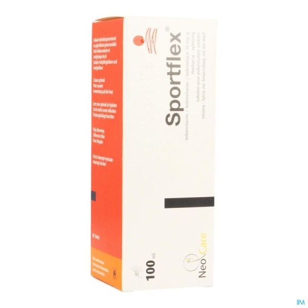 Sportflex 10 Mg/G Sol Pulv Cutanee 100 Ml