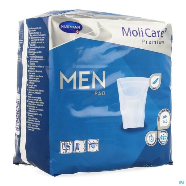 Molicare premium men pad 2 drops 13x15cm 14