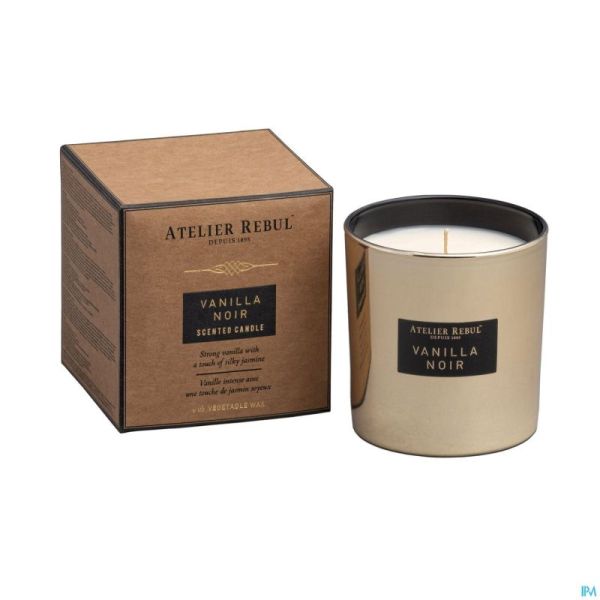 ATELIER REBUL BOUGIE PARFUMEE VANILLA NOIR 210G