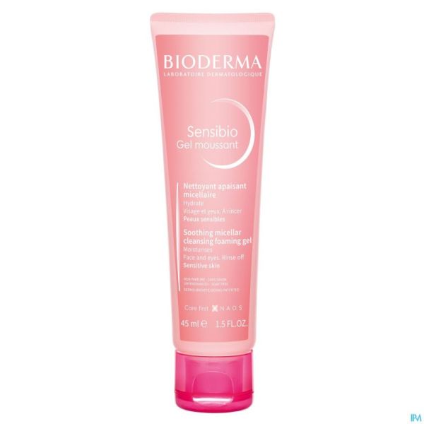 BIODERMA SENSIBIO GEL MOUSSANT TUBE 45ML