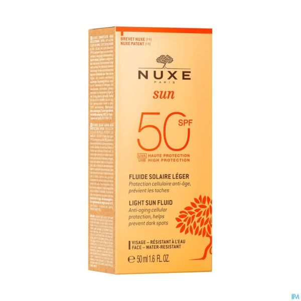 Nuxe Sun Fluide Visage Spf50 50Ml Nf
