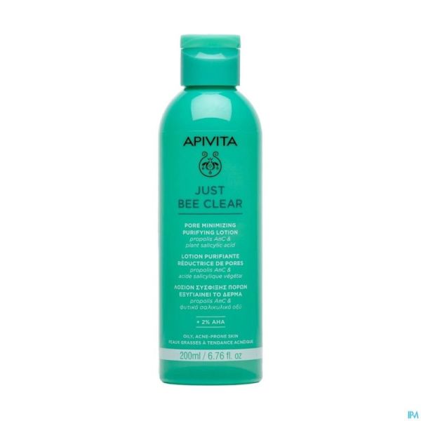 Apivita Just Bee Clear Pore Min.purif.lotion 200ml