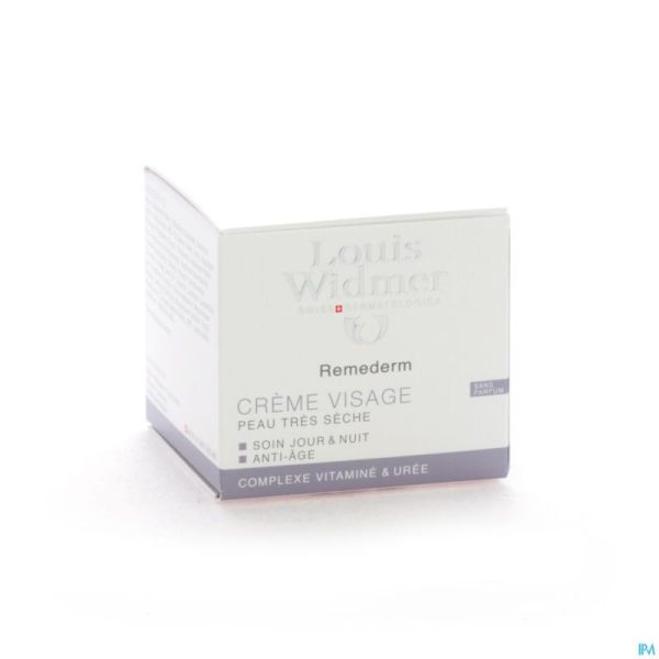 Widmer Remederm Creme Visage N/Parf 50Ml