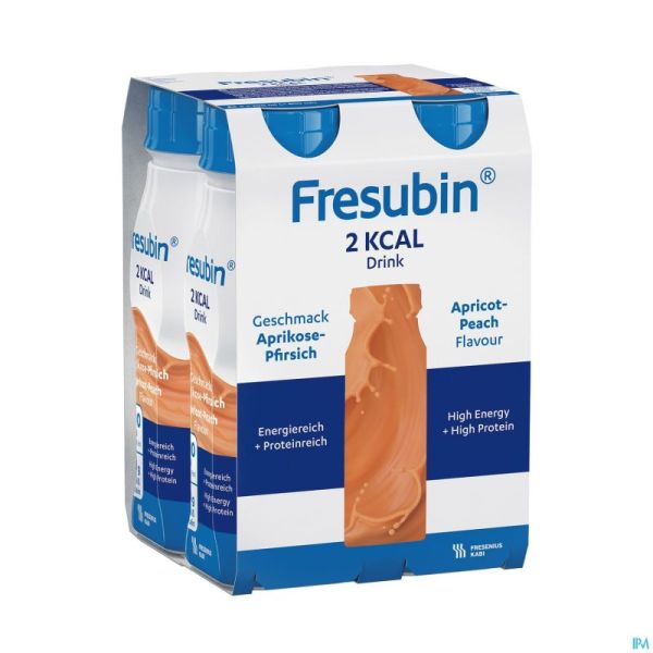 Fresubin 2Kcal Drink Peche-Abricot Easybot.4X200Ml